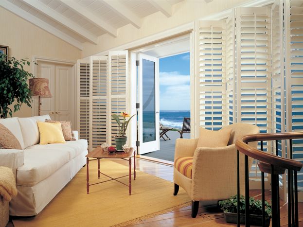 Custom hardwood shutters: Heritance® by Hunter Douglas